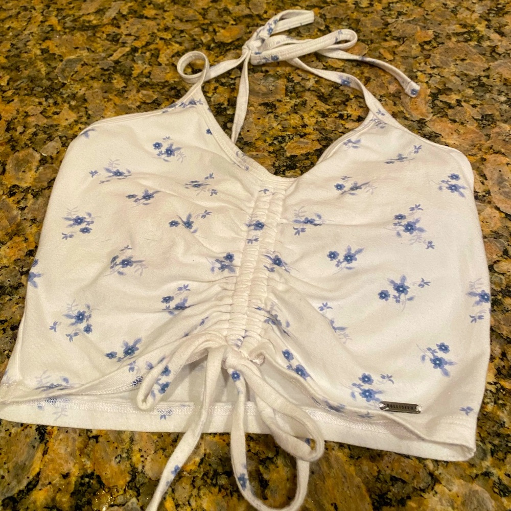Hollister cinch crop top